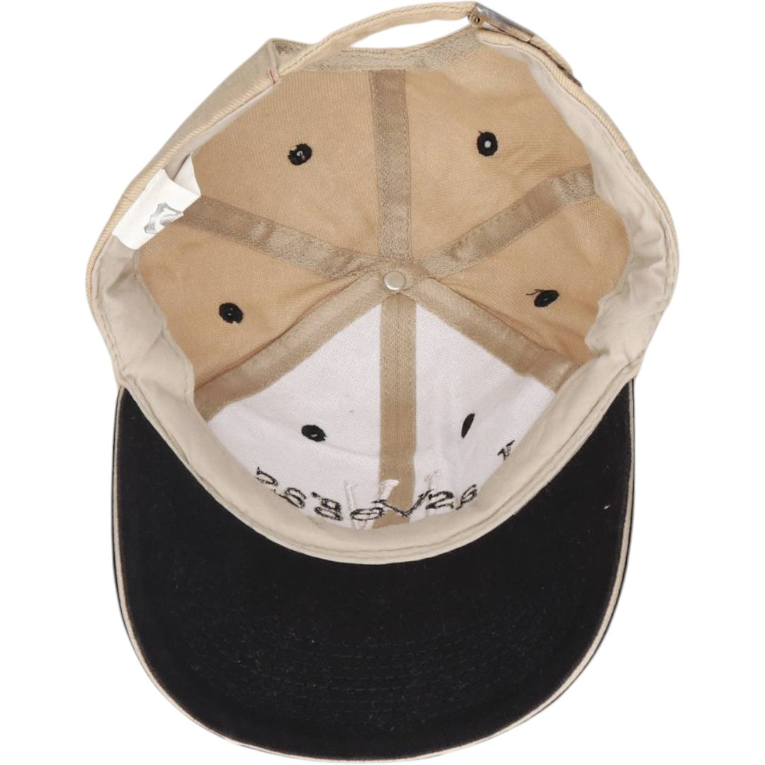 CENTURY TRADING Two-Tone Baseball Cap, 6-Panel Cap, One Size Fits All cotton Beige type Vintage Second Hand