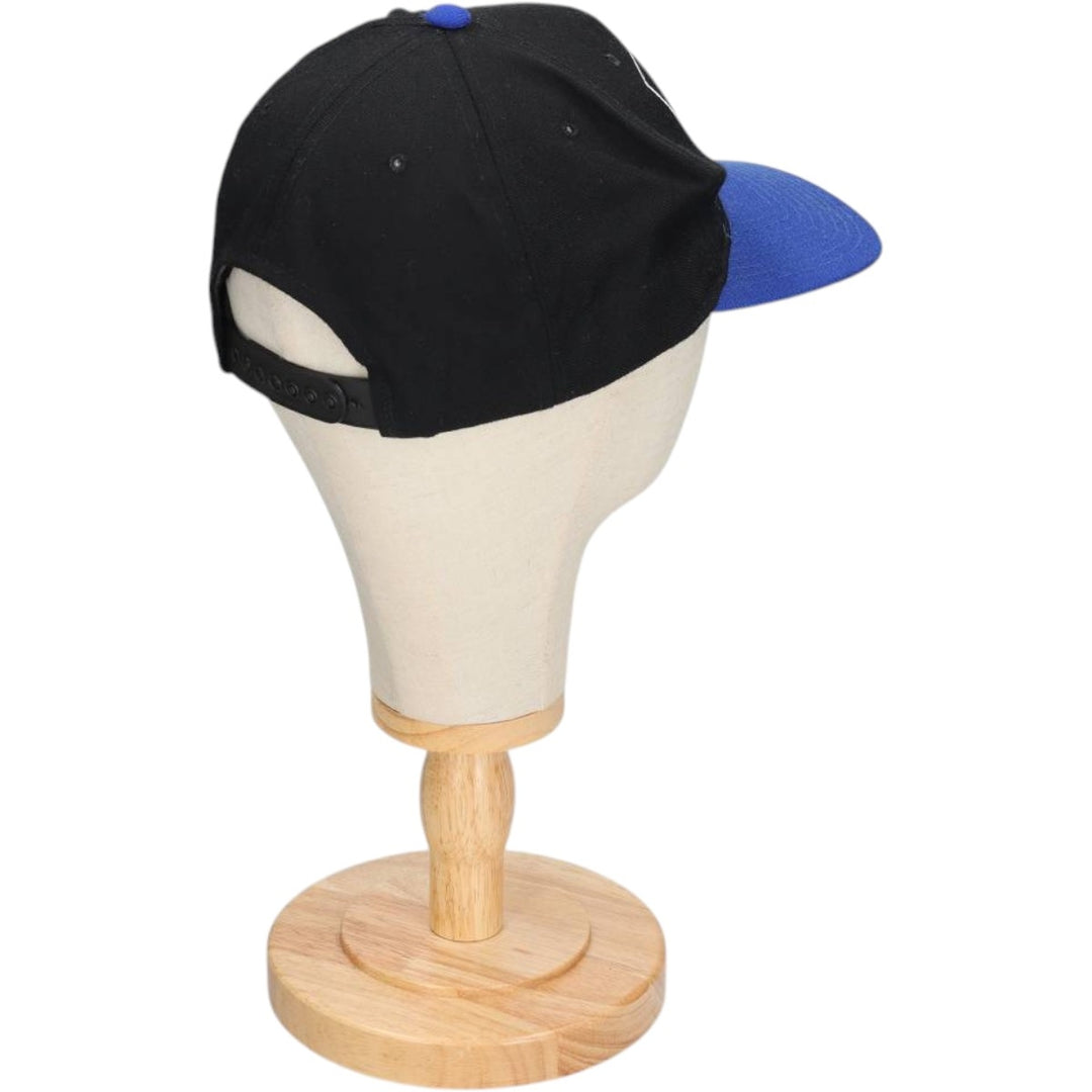 90'S YUPOONG MCA Advertising Two-Tone Baseball Cap, 6-Panel Cap, One Size Fits All, Vintage acrylic black type Vintage Second Hand