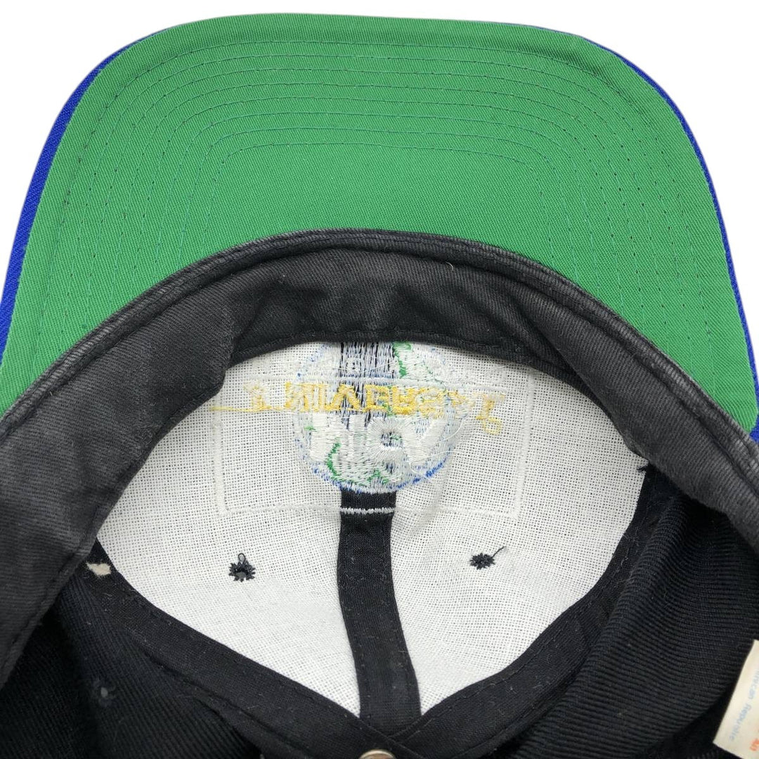90'S YUPOONG MCA Advertising Two-Tone Baseball Cap, 6-Panel Cap, One Size Fits All, Vintage acrylic black type Vintage Second Hand