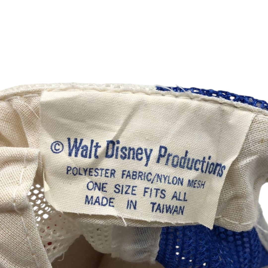 Disney Mickey Mouse Tricolor Trucker Cap Mesh Cap (One Size Fits All) polyester red type Vintage Second Hand