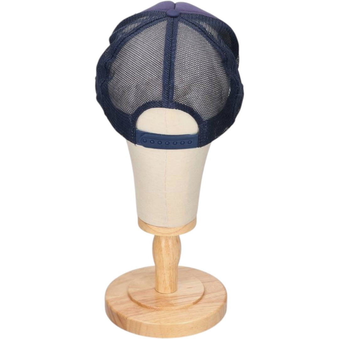 90'S NISSIN Mesh Cap, One Size Fits All, Vintage unclear navy blue type Vintage Second Hand