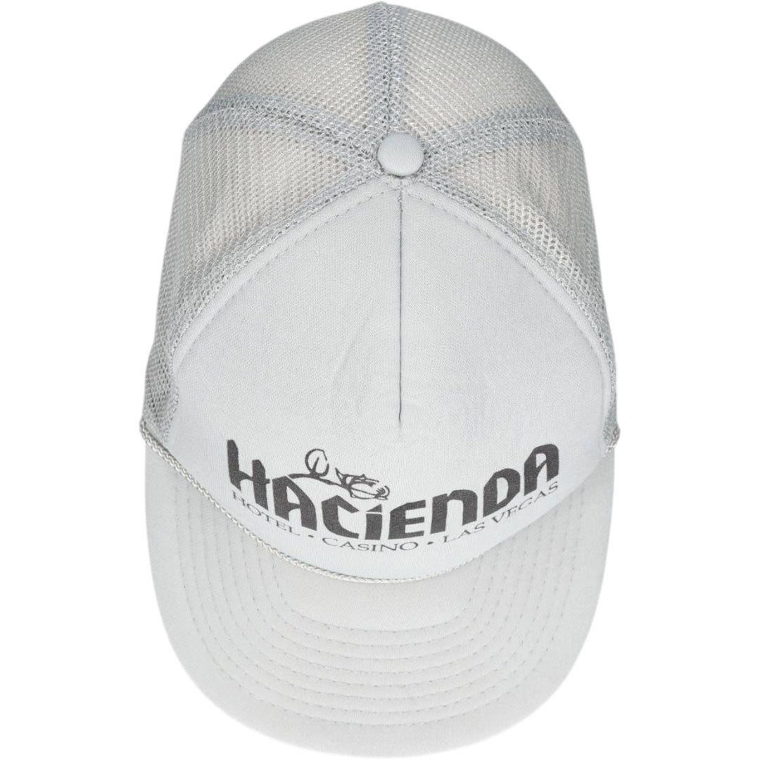 90'S MOHR'S HACIENDA HOTEL and CASINO Trucker Cap Mesh Cap One Size Fits All Vintage unclear gray type Vintage Second Hand