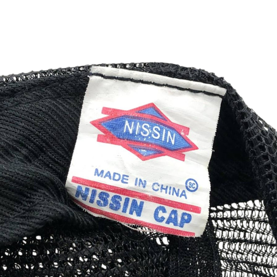 NISSIN Den of Thieves The Outlaw Trucker Cap Movie Mesh Cap (One Size Fits All) unclear black type Vintage Second Hand