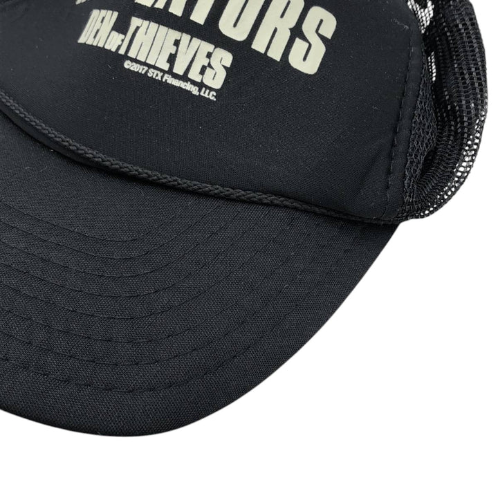 NISSIN Den of Thieves The Outlaw Trucker Cap Movie Mesh Cap (One Size Fits All) unclear black type Vintage Second Hand