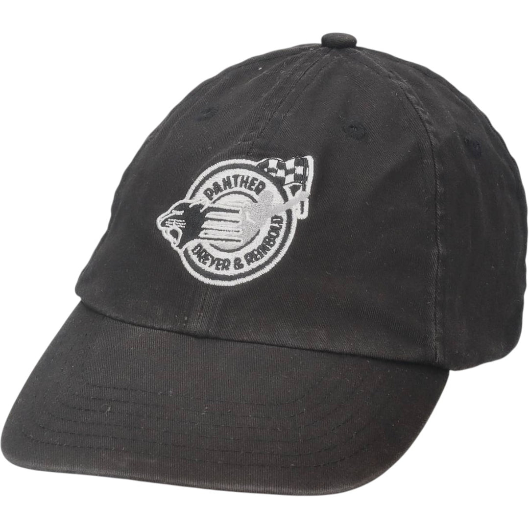 Baseball cap, 6-panel cap, one size fits all cotton black type Vintage Second Hand