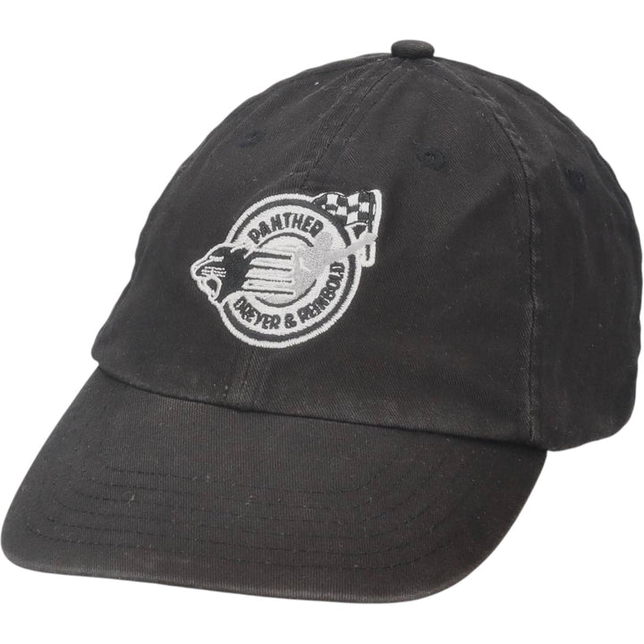 Baseball cap, 6-panel cap, one size fits all cotton black type Vintage Second Hand