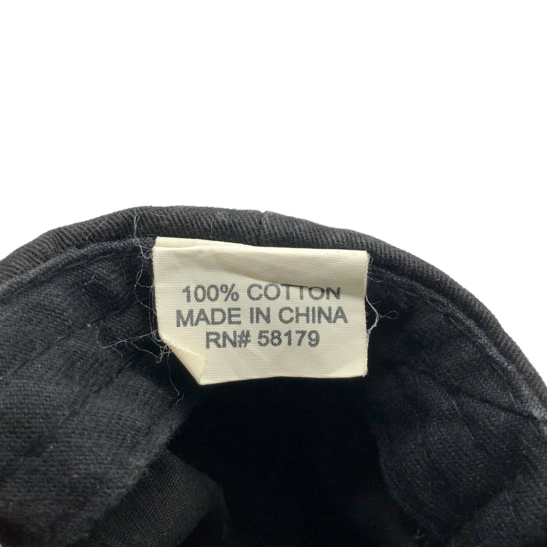Baseball cap, 6-panel cap, one size fits all cotton black type Vintage Second Hand