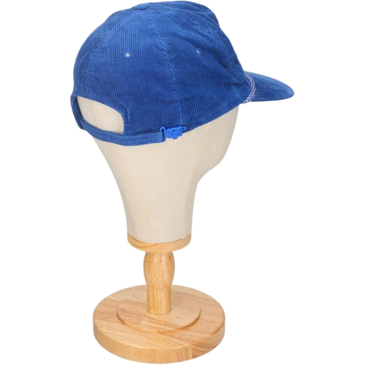 90'S Ama Pro College Corduroy Cap, One Size Fits All, Vintage cotton blue type Vintage Second Hand