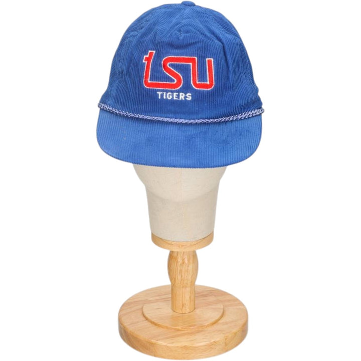 90'S Ama Pro College Corduroy Cap, One Size Fits All, Vintage cotton blue type Vintage Second Hand