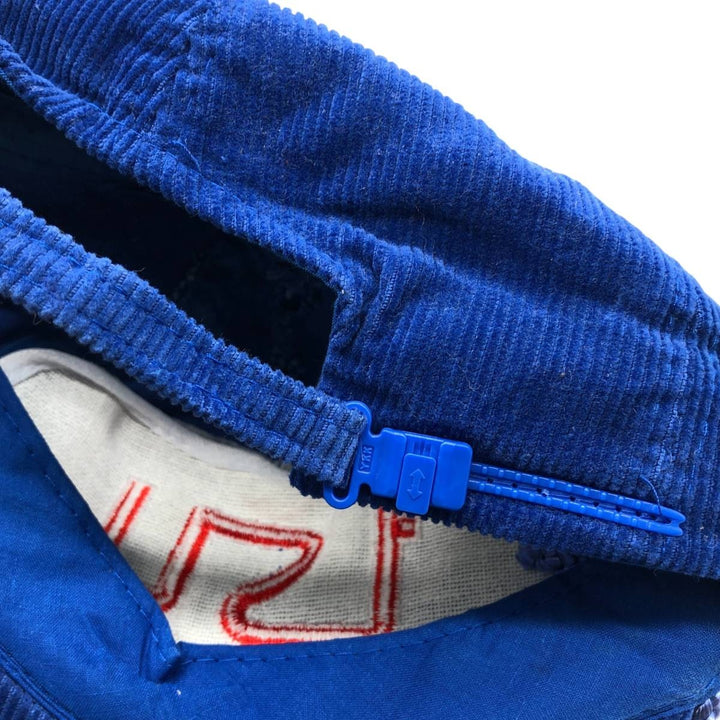 90'S Ama Pro College Corduroy Cap, One Size Fits All, Vintage cotton blue type Vintage Second Hand