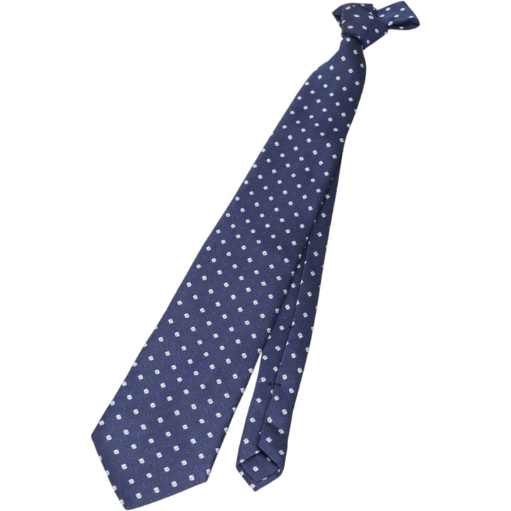GIORGIO MARIANI Diamond Pattern Tie unclear navy blue type Vintage Second Hand