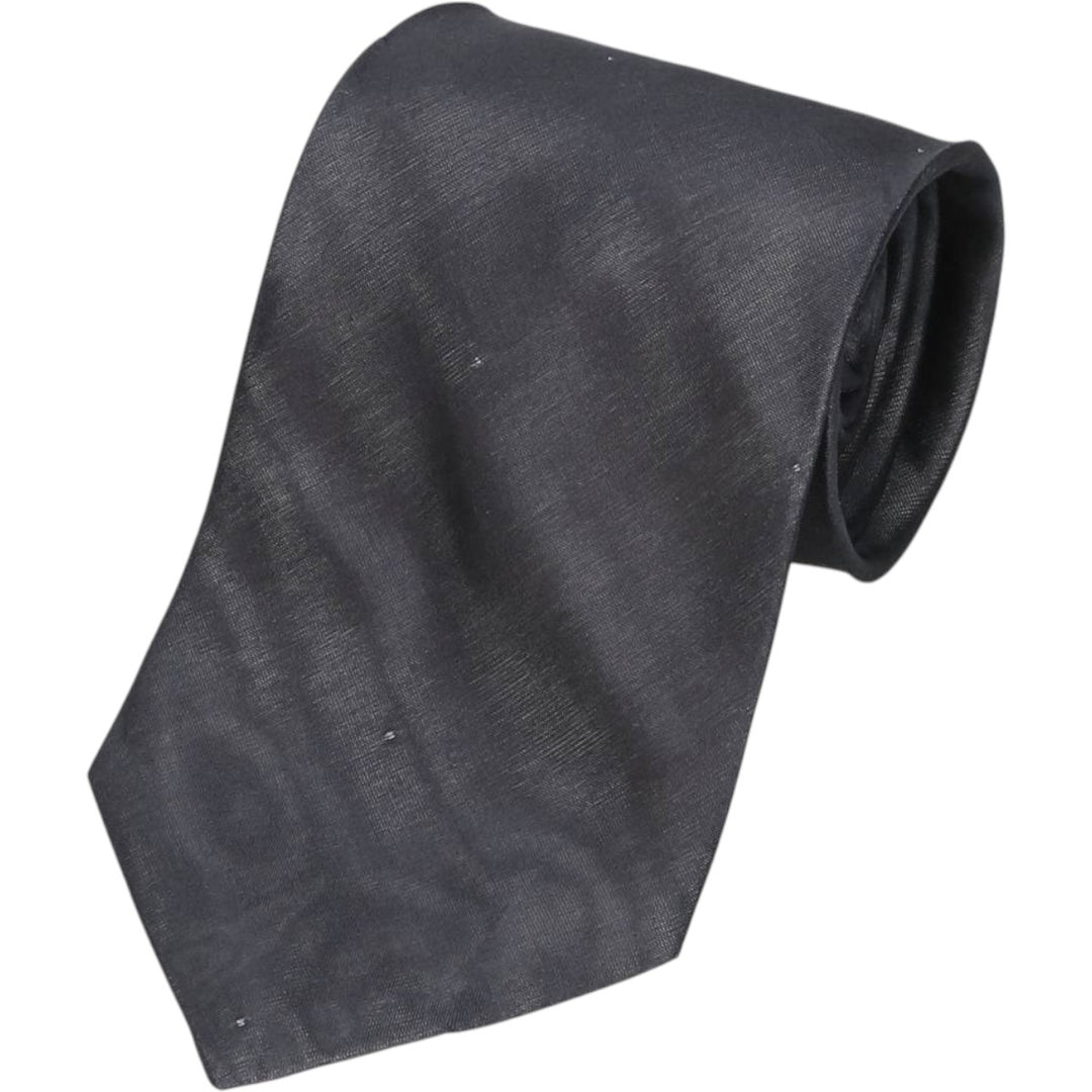 Aquascutum Dot Pattern Tie silk navy blue type Vintage Second Hand