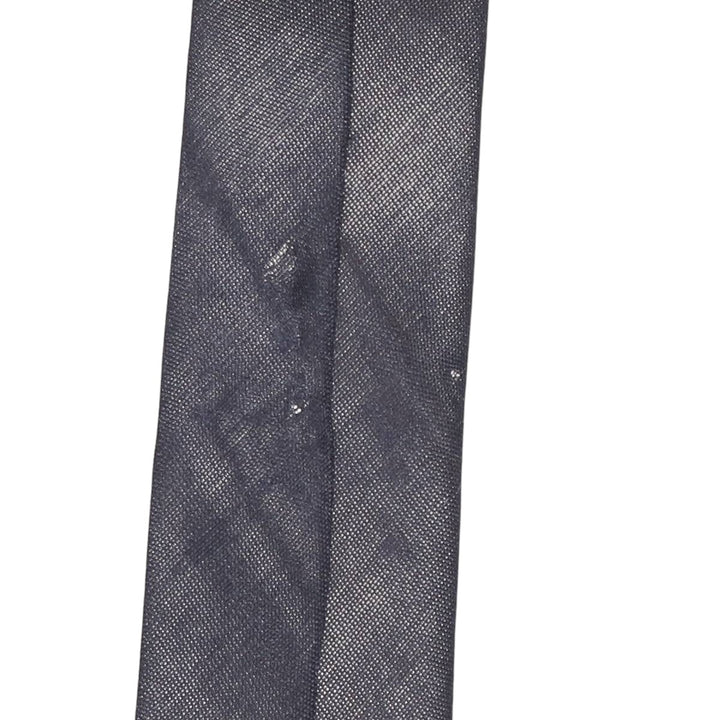 Aquascutum Dot Pattern Tie silk navy blue type Vintage Second Hand