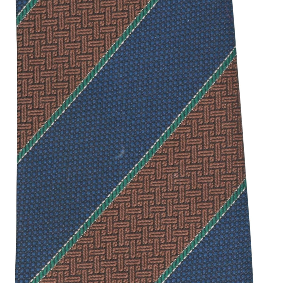 Pierre Cardin PARIS all-over pattern tie, made in England. polyester brown type Vintage Second Hand