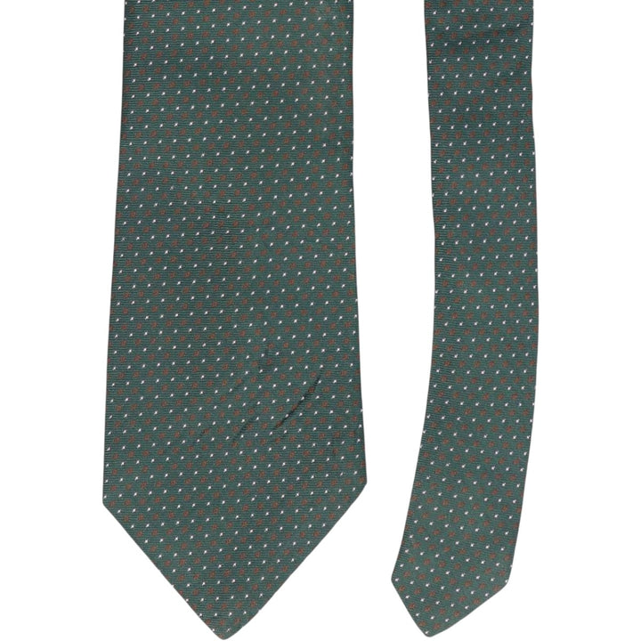 Ralph Lauren POLO by Ralph Lauren all-over print handmade tie unclear green type Vintage Second Hand