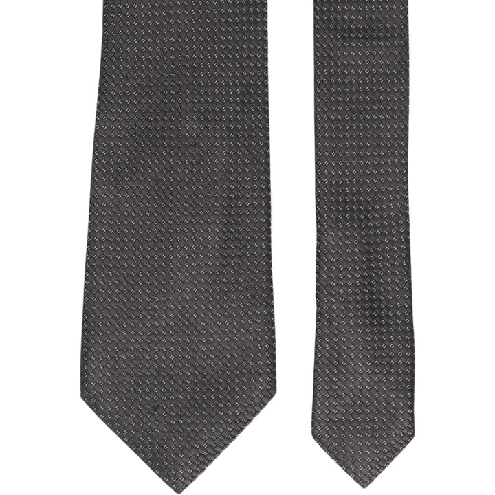 Calvin Klein all-over print tie silk black type Vintage Second Hand