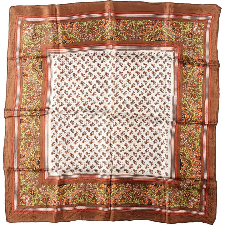 allover scarf unclear brown type Vintage Second Hand