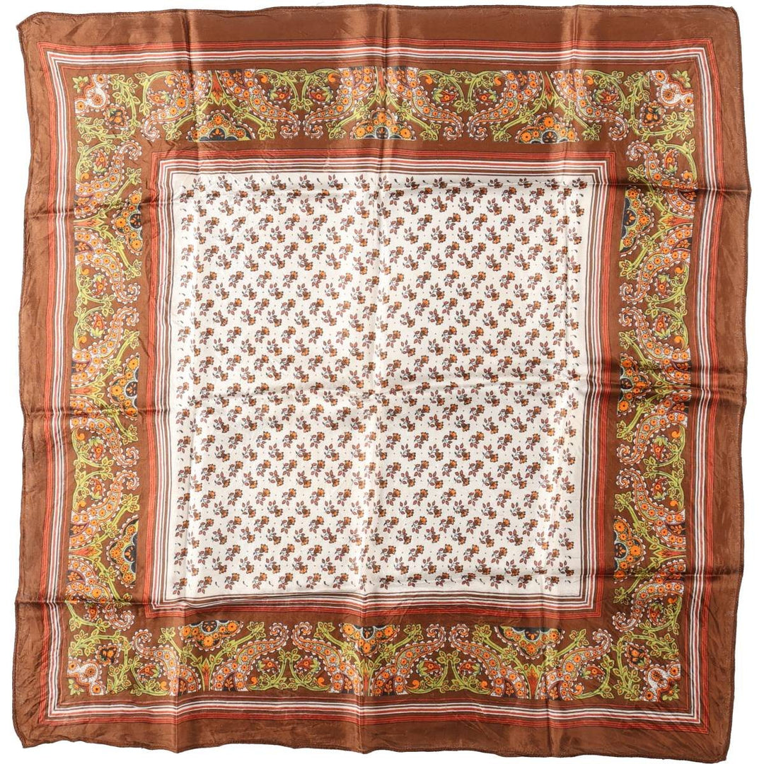 allover scarf unclear brown type Vintage Second Hand