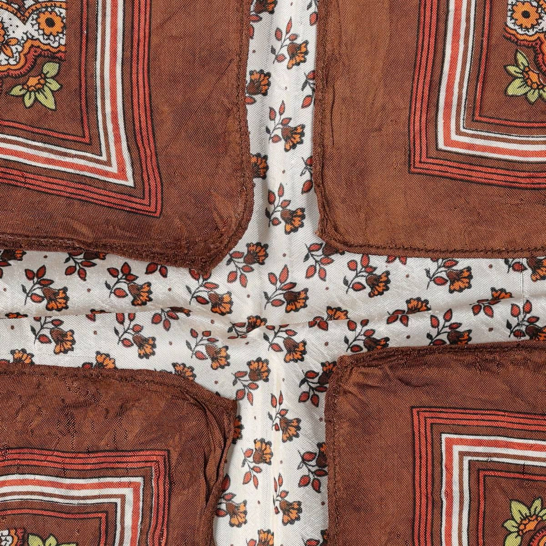 allover scarf unclear brown type Vintage Second Hand