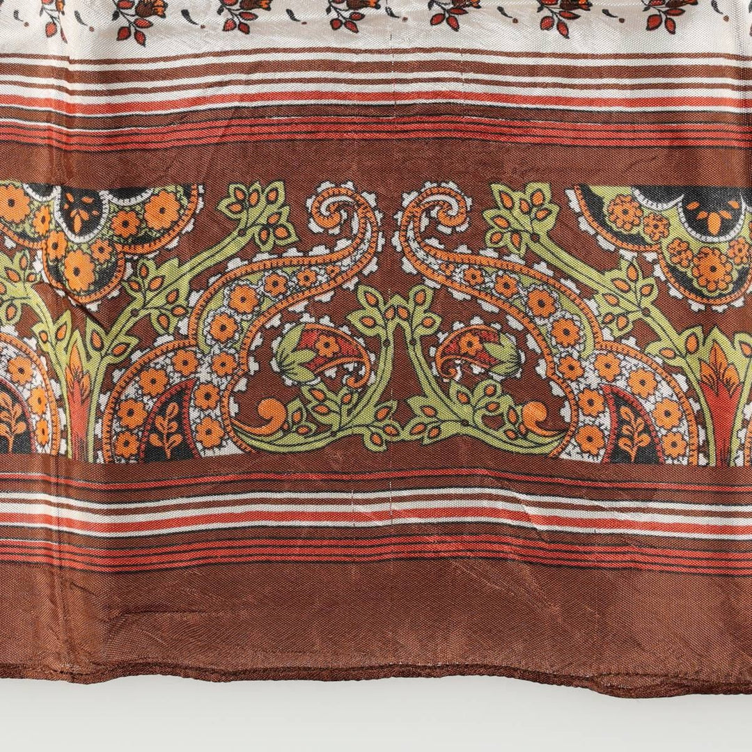 allover scarf unclear brown type Vintage Second Hand