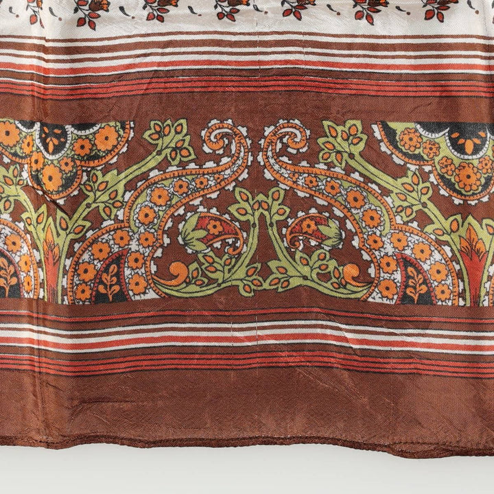 allover scarf unclear brown type Vintage Second Hand