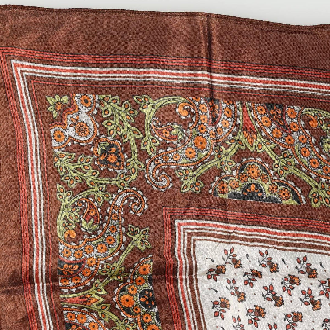 allover scarf unclear brown type Vintage Second Hand