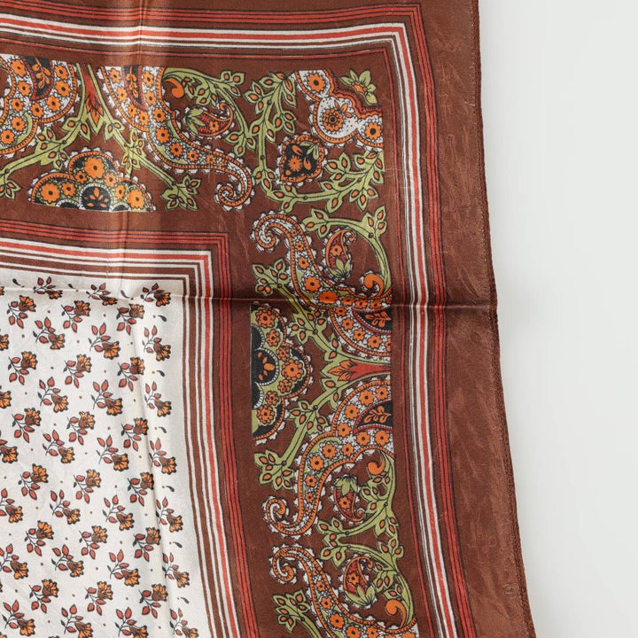 allover scarf unclear brown type Vintage Second Hand