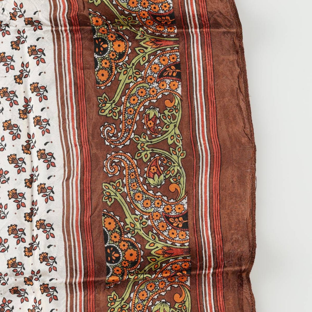 allover scarf unclear brown type Vintage Second Hand