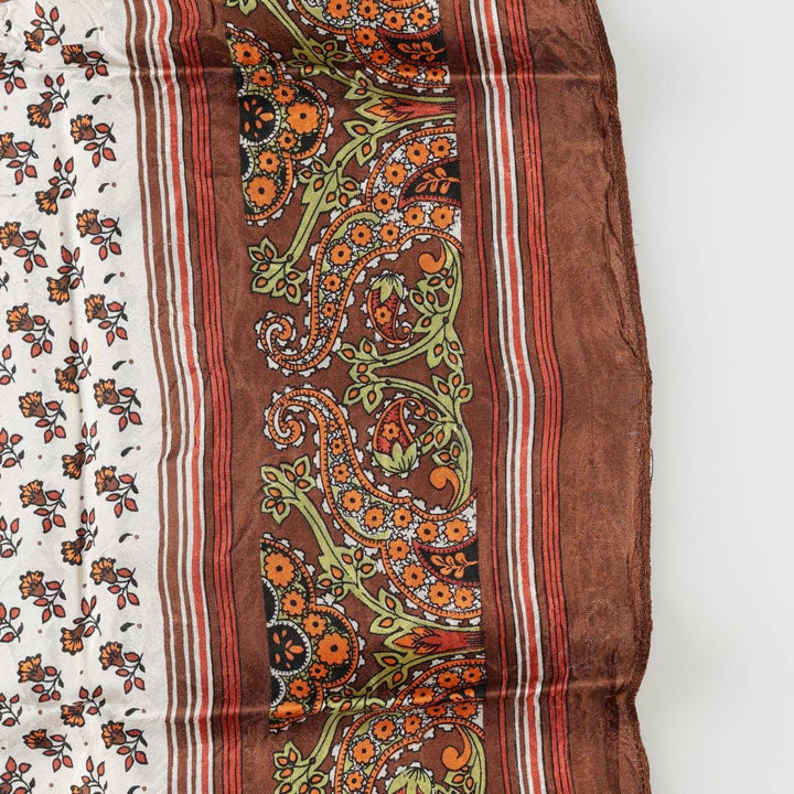 allover scarf unclear brown type Vintage Second Hand