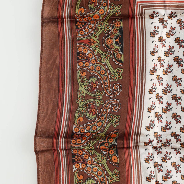 allover scarf unclear brown type Vintage Second Hand