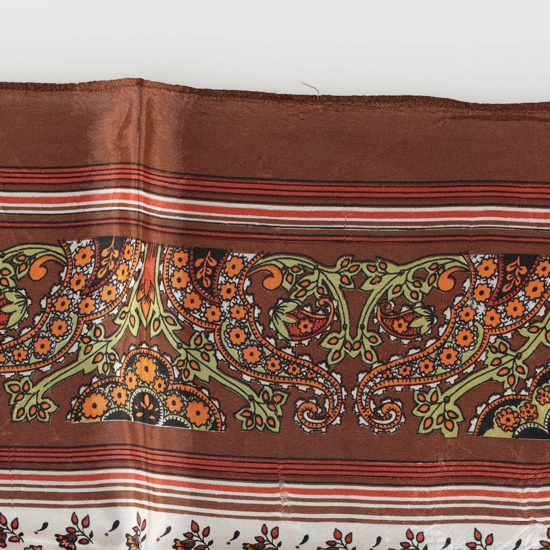 allover scarf unclear brown type Vintage Second Hand