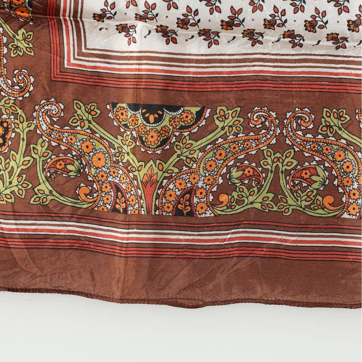 allover scarf unclear brown type Vintage Second Hand