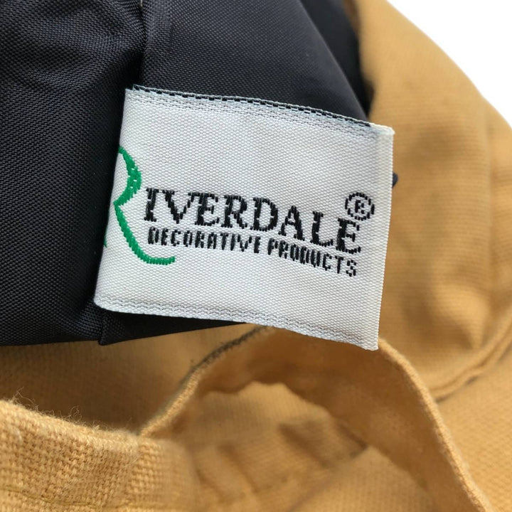 RIVERDALE All-over Pattern Gobelin Weave Tote Bag, Made in USA unclear Beige type Vintage Second Hand