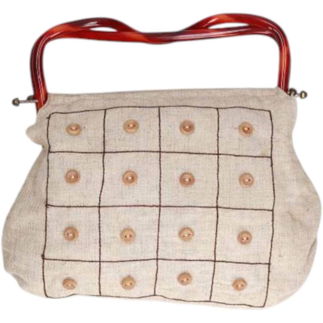 Handbag unclear unbleached Vintage Second Hand