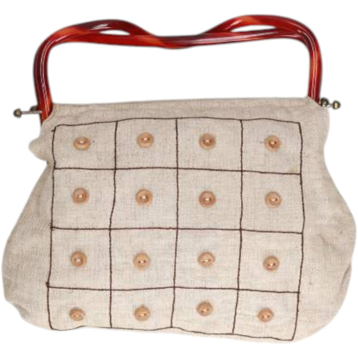 Handbag unclear unbleached Vintage Second Hand