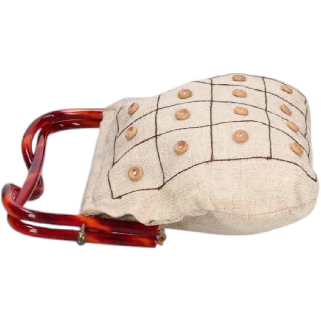Handbag unclear unbleached Vintage Second Hand