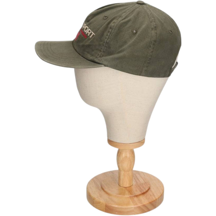 90'S Ralph Lauren POLO by Ralph Lauren Baseball Cap, 6-Panel Cap, Made in USA, One Size Fits All cotton Khaki type Vintage Second Hand