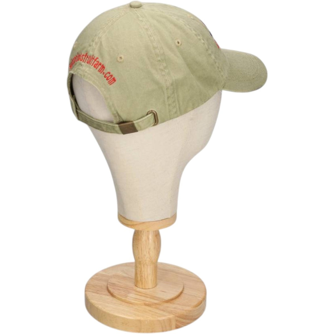 Anvil Baseball Cap, 6-Panel Cap, One Size Fits All cotton Khaki type Vintage Second Hand