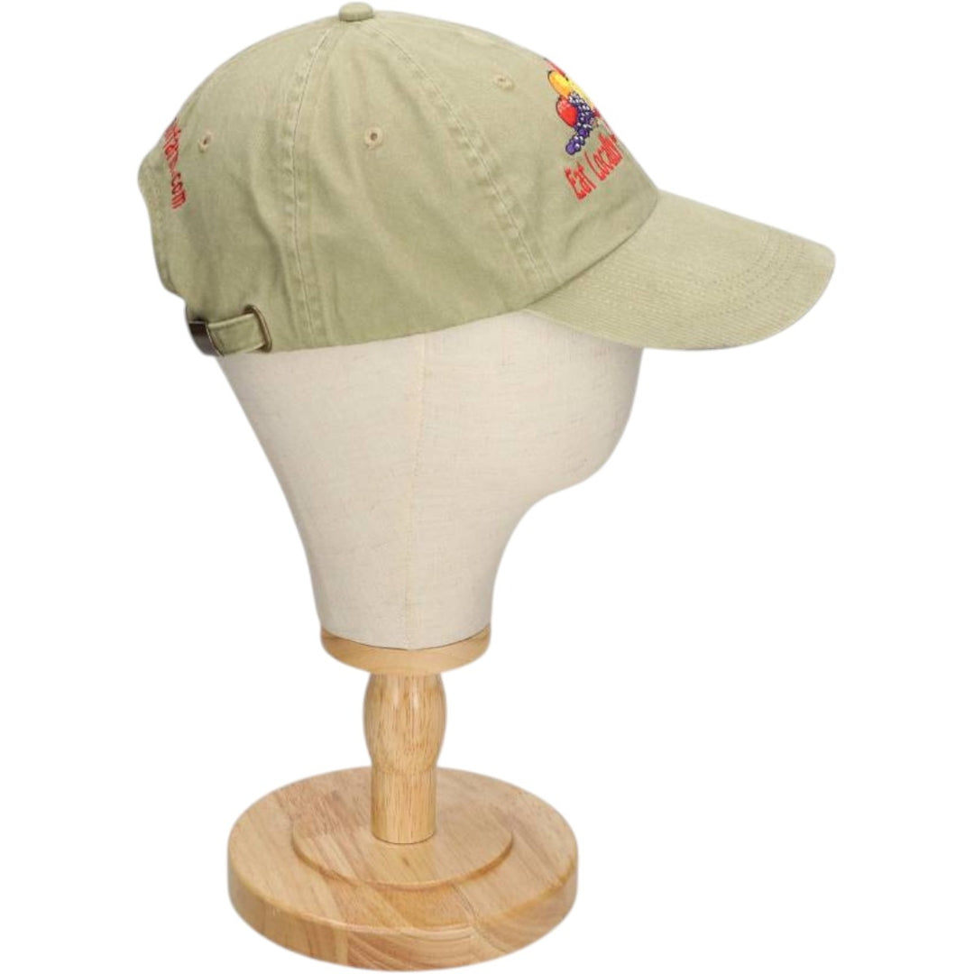 Anvil Baseball Cap, 6-Panel Cap, One Size Fits All cotton Khaki type Vintage Second Hand