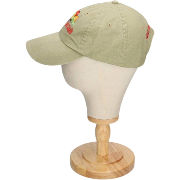 Anvil Baseball Cap, 6-Panel Cap, One Size Fits All cotton Khaki type Vintage Second Hand