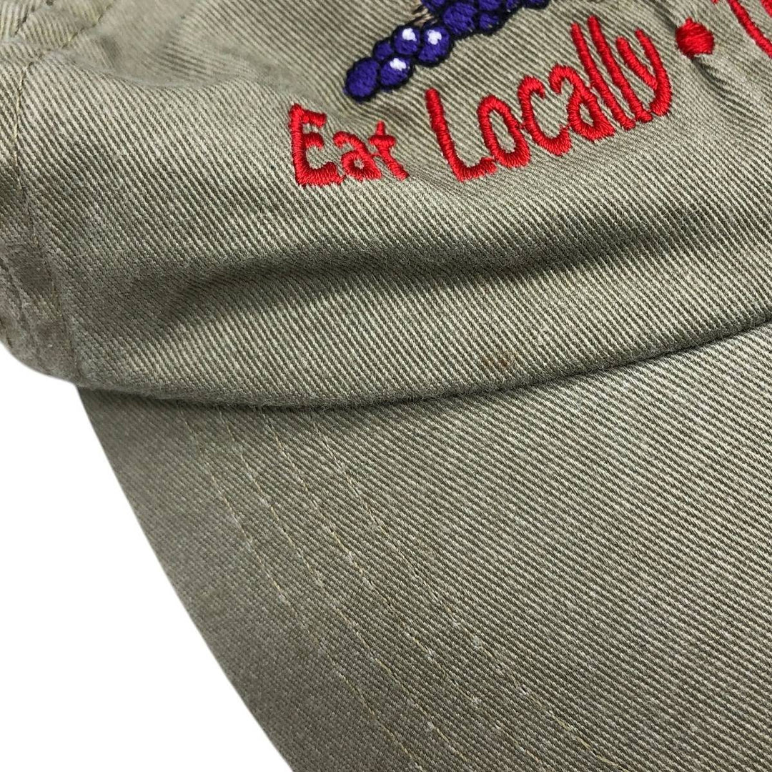 Anvil Baseball Cap, 6-Panel Cap, One Size Fits All cotton Khaki type Vintage Second Hand