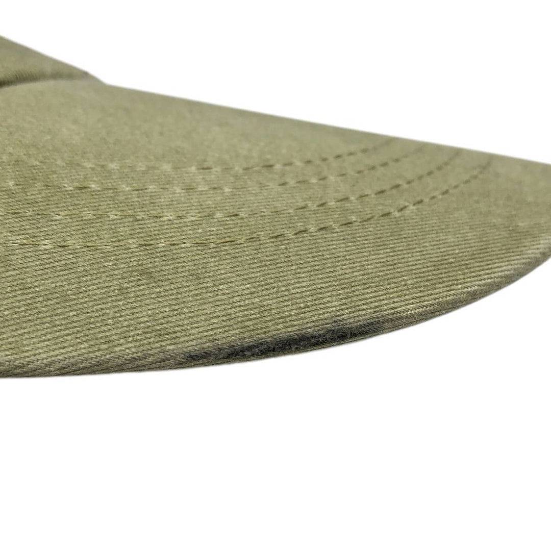 Anvil Baseball Cap, 6-Panel Cap, One Size Fits All cotton Khaki type Vintage Second Hand