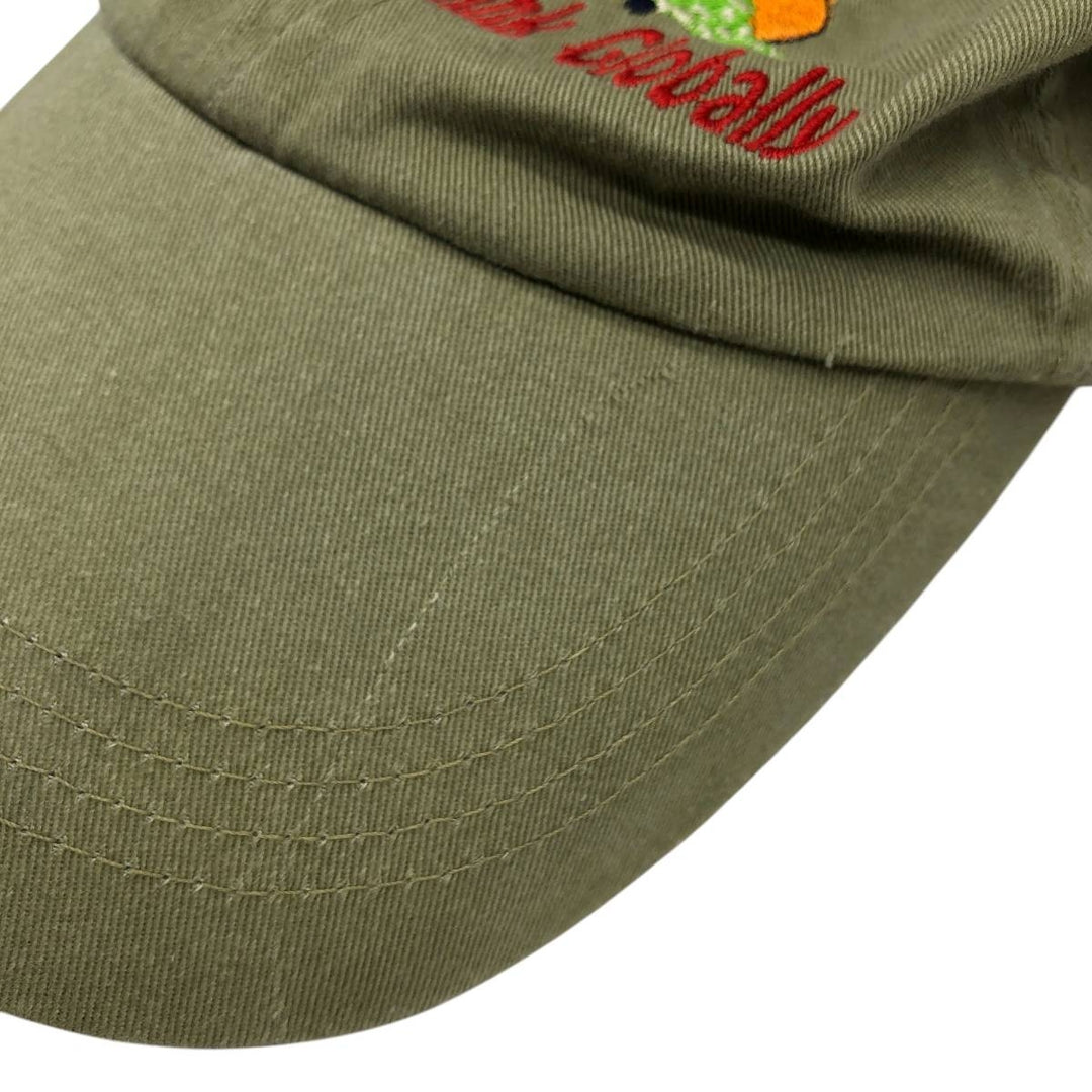 Anvil Baseball Cap, 6-Panel Cap, One Size Fits All cotton Khaki type Vintage Second Hand