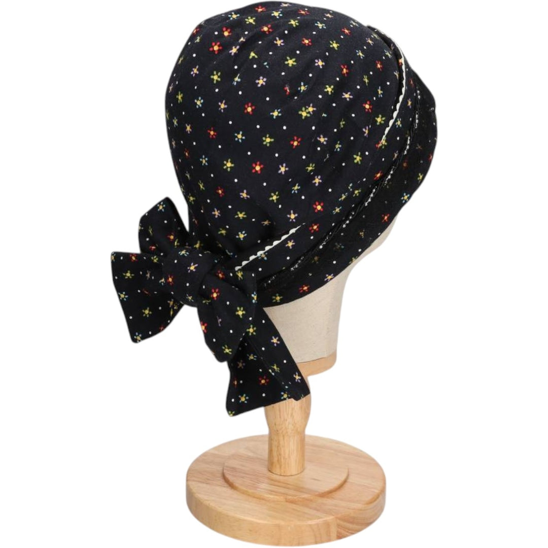 VICTORY ModestAnytime.com All-over print roll cap, one size fits all. unclear black type Vintage Second Hand