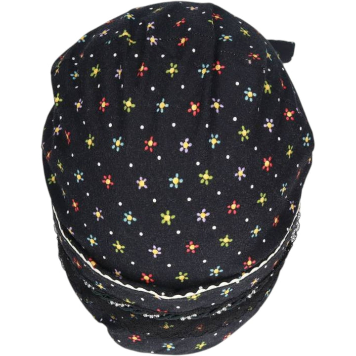 VICTORY ModestAnytime.com All-over print roll cap, one size fits all. unclear black type Vintage Second Hand