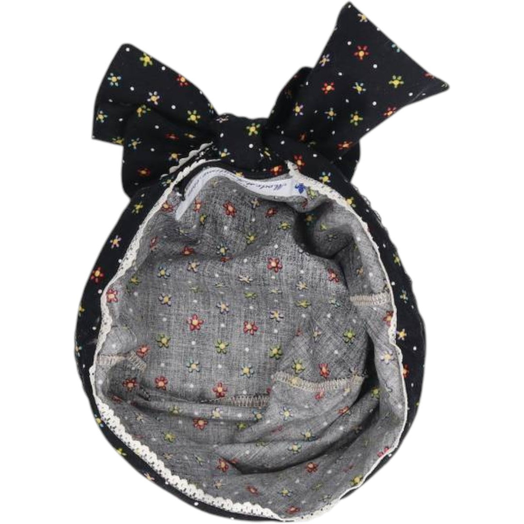 VICTORY ModestAnytime.com All-over print roll cap, one size fits all. unclear black type Vintage Second Hand