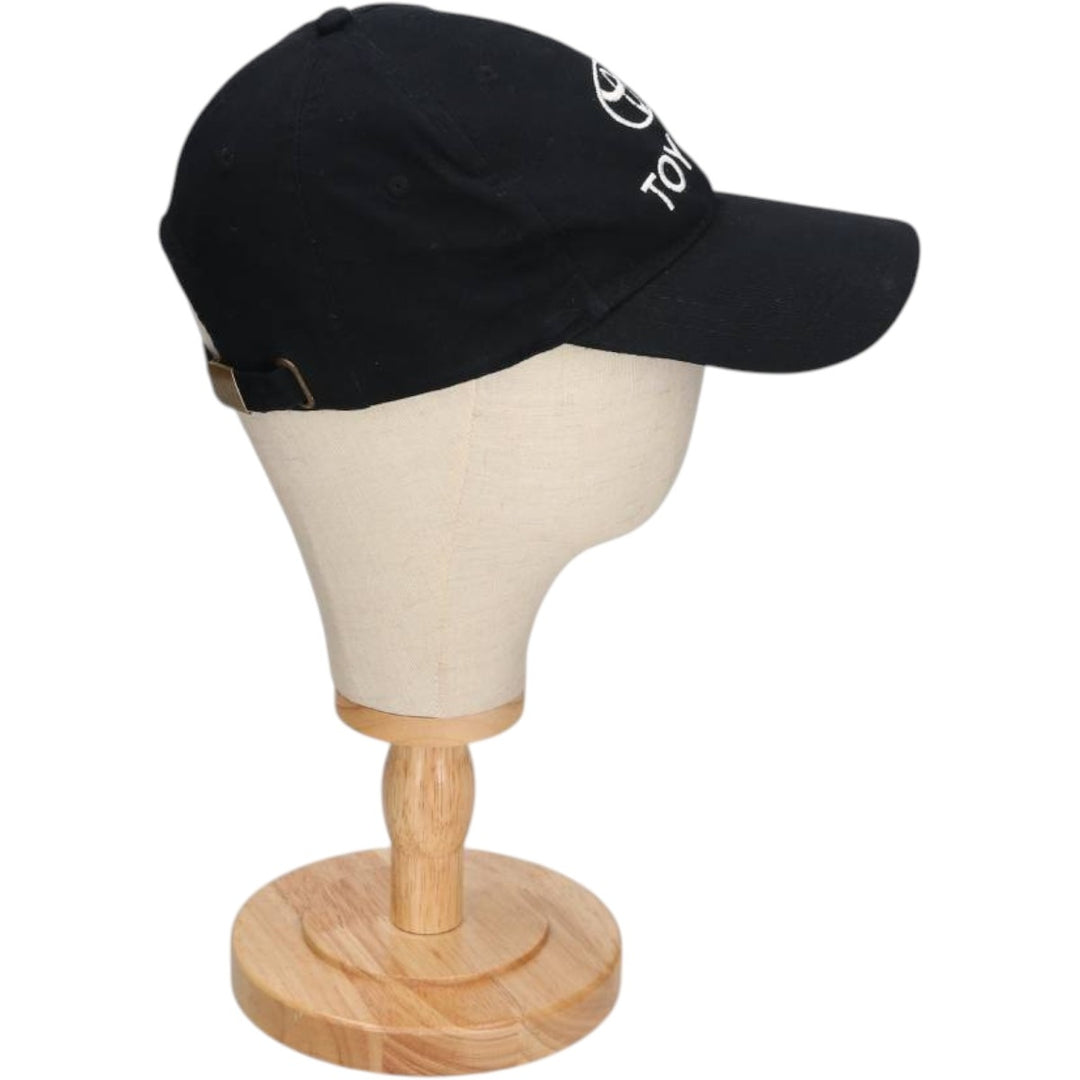 TOYOTA Advertising Baseball Cap, 6-Panel Cap, One Size Fits All cotton black type Vintage Second Hand