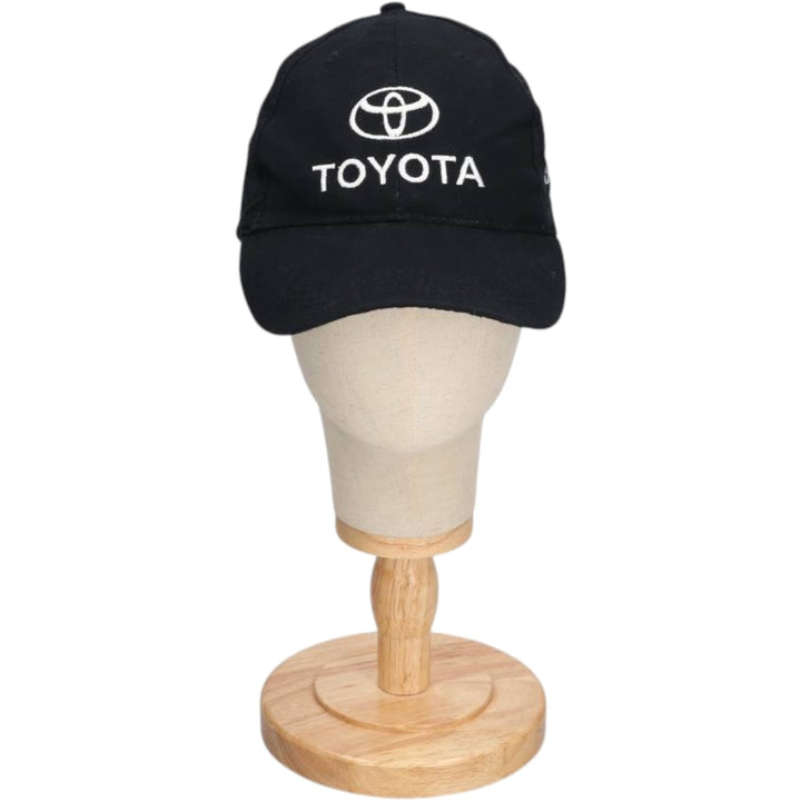 TOYOTA Advertising Baseball Cap, 6-Panel Cap, One Size Fits All cotton black type Vintage Second Hand