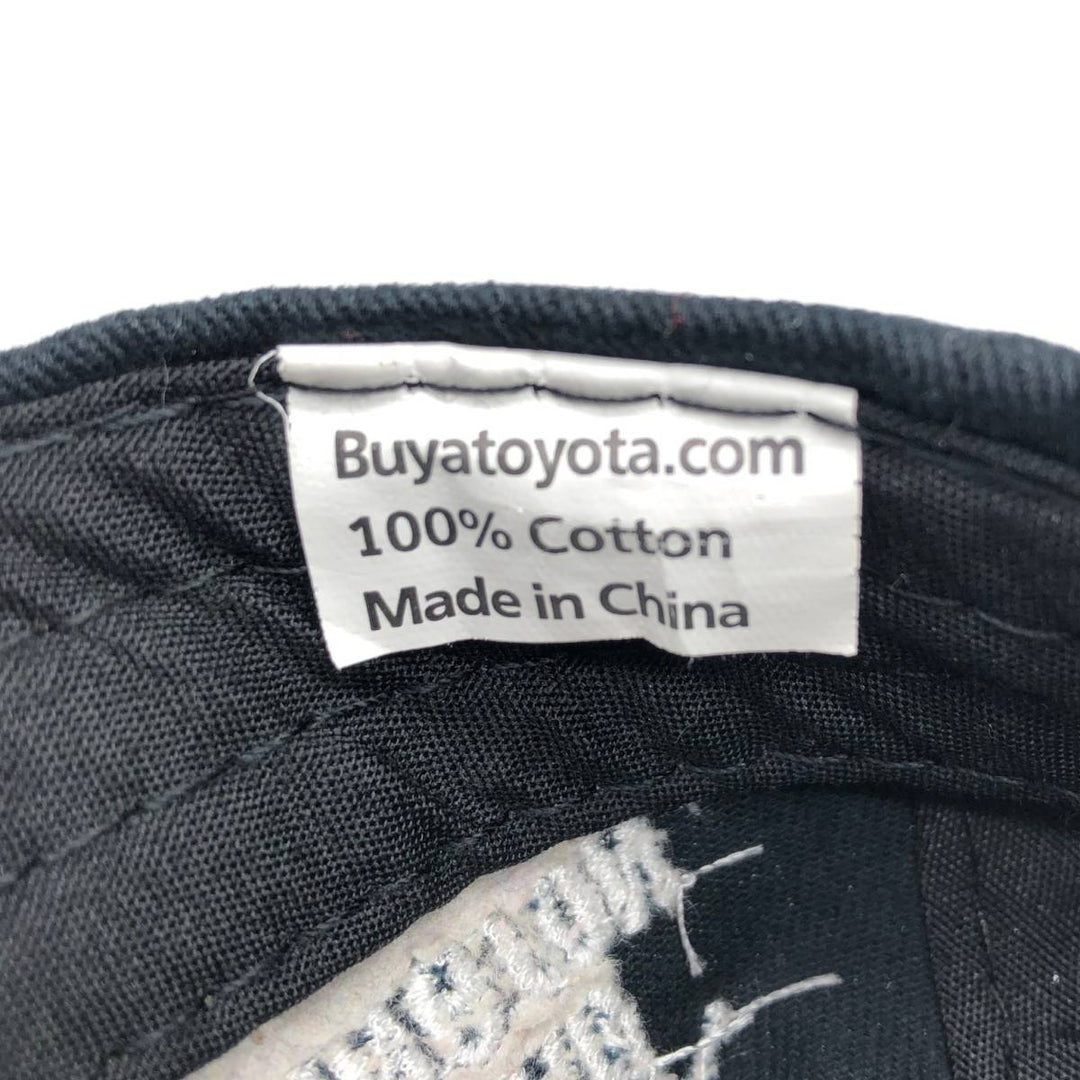 TOYOTA Advertising Baseball Cap, 6-Panel Cap, One Size Fits All cotton black type Vintage Second Hand