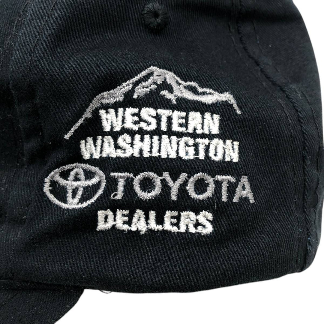TOYOTA Advertising Baseball Cap, 6-Panel Cap, One Size Fits All cotton black type Vintage Second Hand
